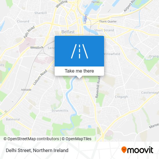 Delhi Street map