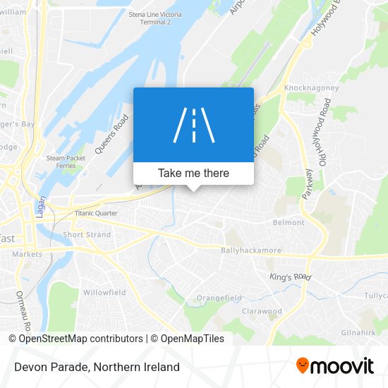 Devon Parade map
