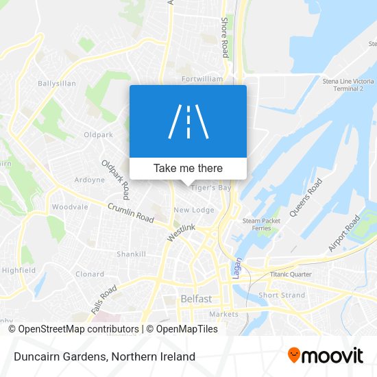 Duncairn Gardens map