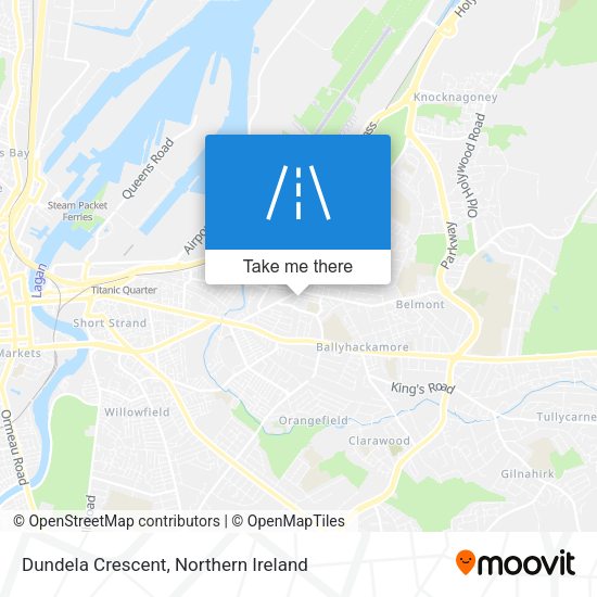 Dundela Crescent map