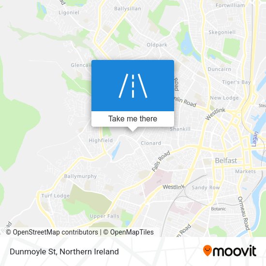 Dunmoyle St map