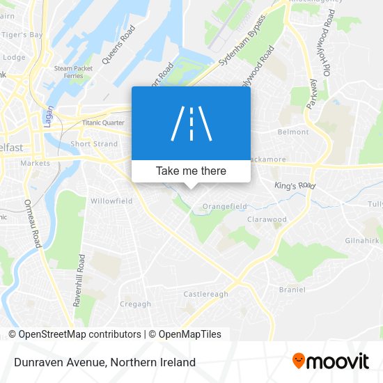 Dunraven Avenue map