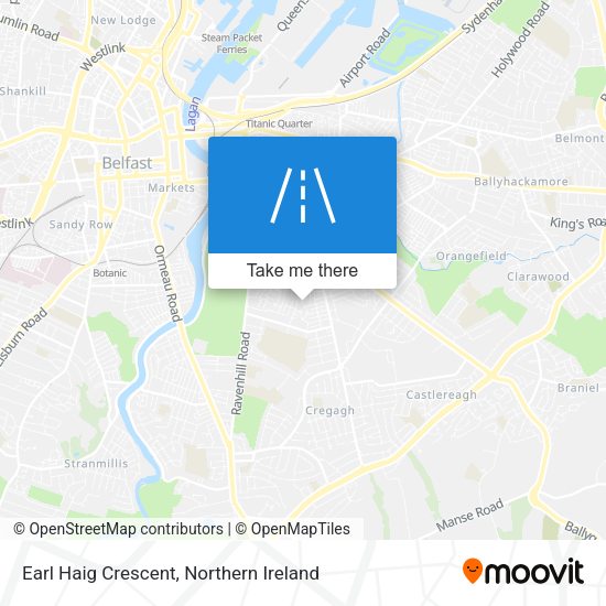 Earl Haig Crescent map