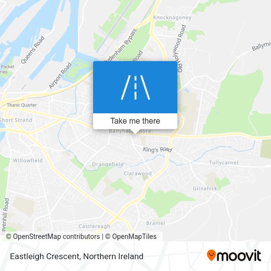 Eastleigh Crescent map
