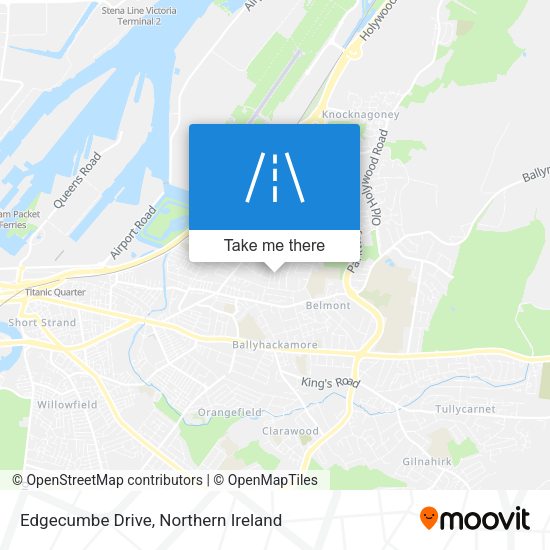 Edgecumbe Drive map