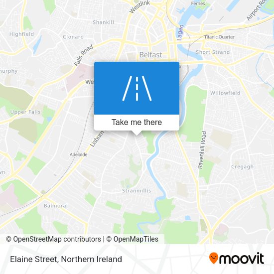 Elaine Street map