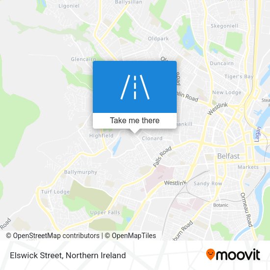 Elswick Street map