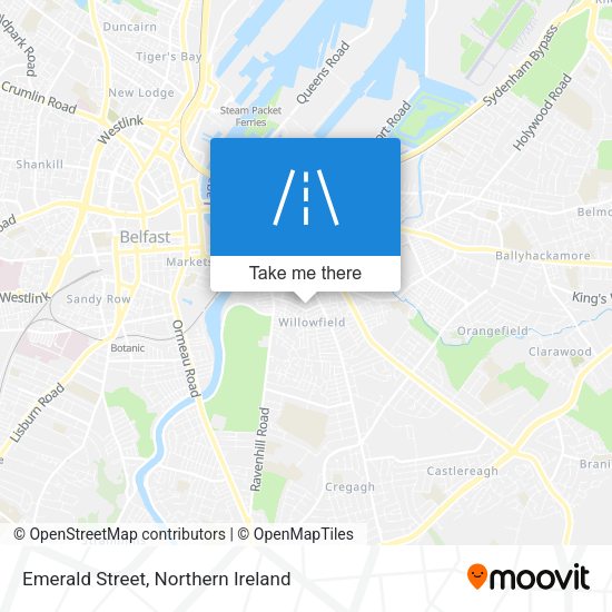 Emerald Street map