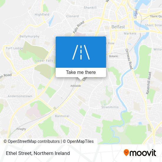 Ethel Street map