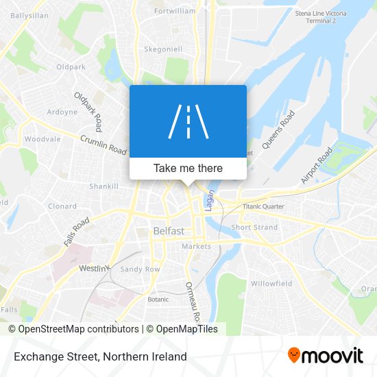 Exchange Street map