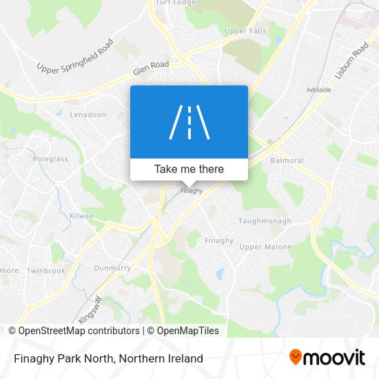Finaghy Park North map