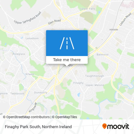 Finaghy Park South map