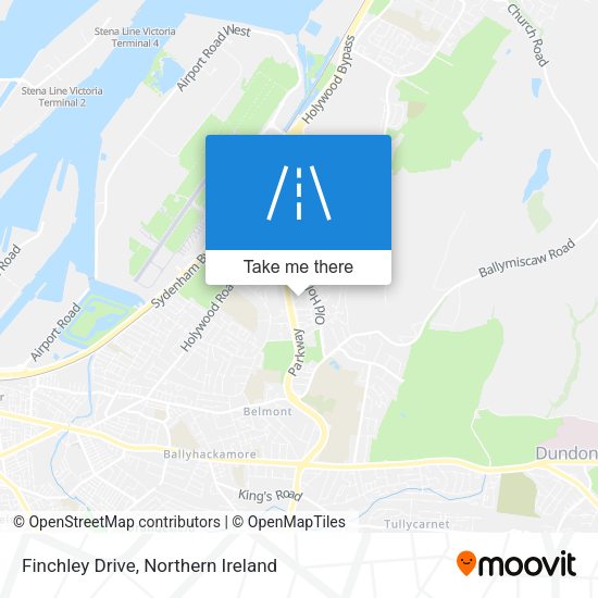 Finchley Drive map