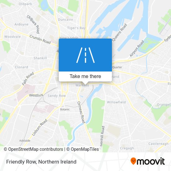 Friendly Row map