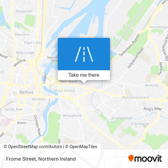 Frome Street map