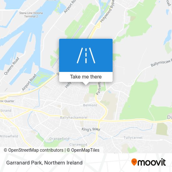 Garranard Park map