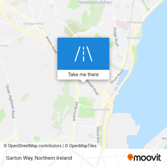 Garton Way map