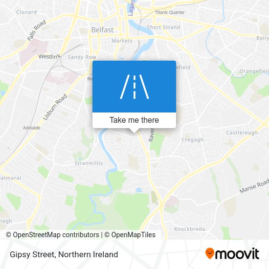 Gipsy Street map