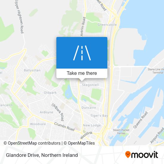 Glandore Drive map