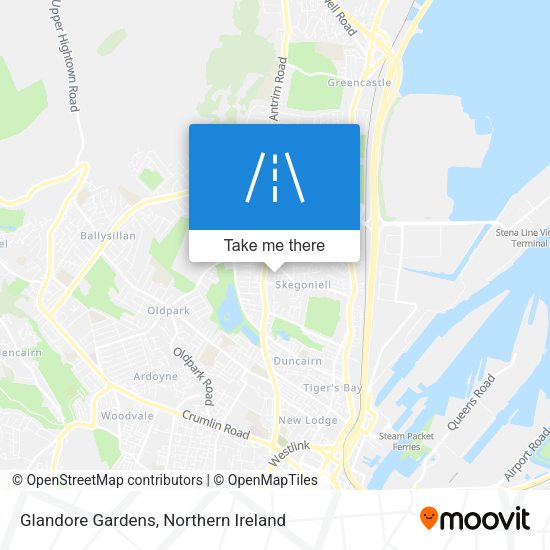 Glandore Gardens map