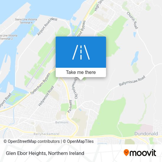 Glen Ebor Heights map