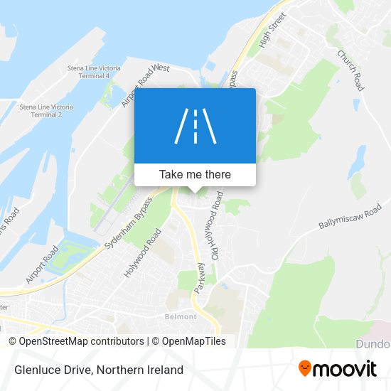 Glenluce Drive map