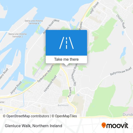 Glenluce Walk map