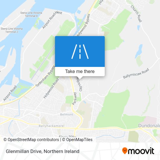 Glenmillan Drive map