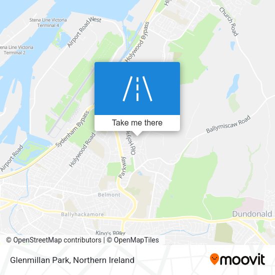 Glenmillan Park map