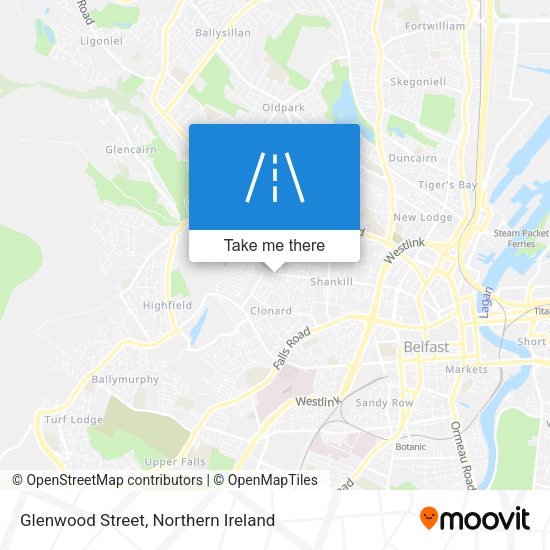 Glenwood Street map