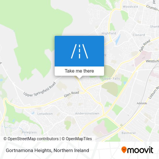 Gortnamona Heights map