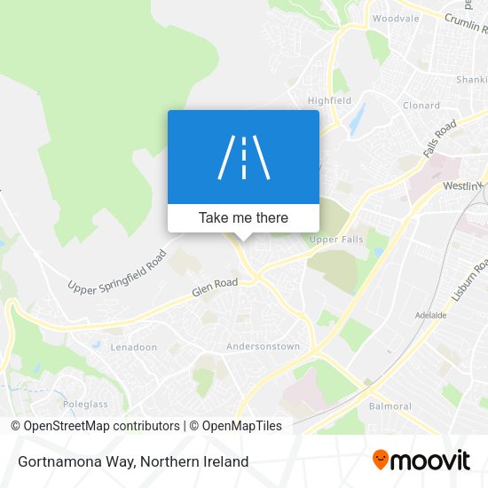 Gortnamona Way map