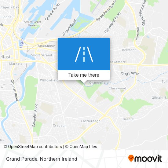 Grand Parade map