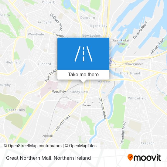 Great Northern Mall Map How To Get To Great Northern Mall In Belfast By Bus?