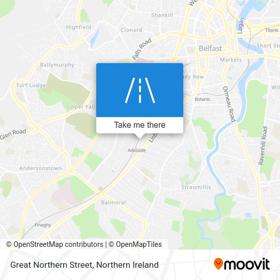 Great Northern Street map