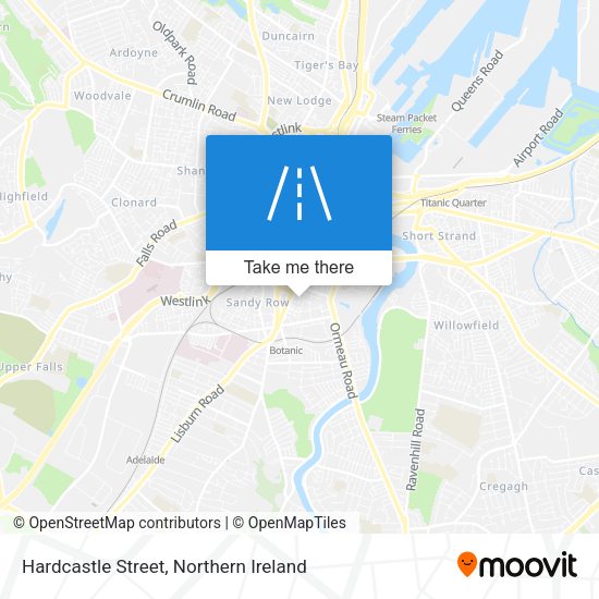 Hardcastle Street map