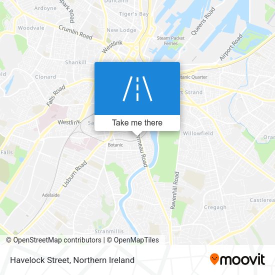Havelock Street map