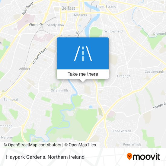 Haypark Gardens map