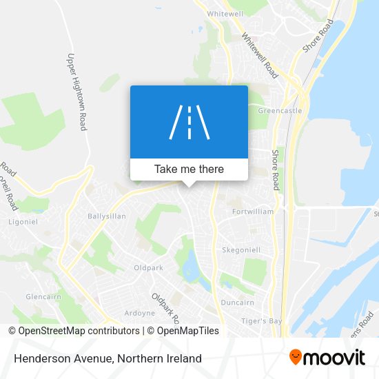Henderson Avenue map