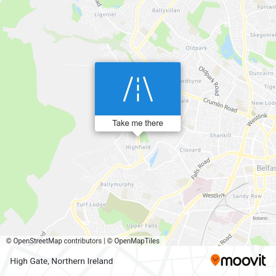 High Gate map
