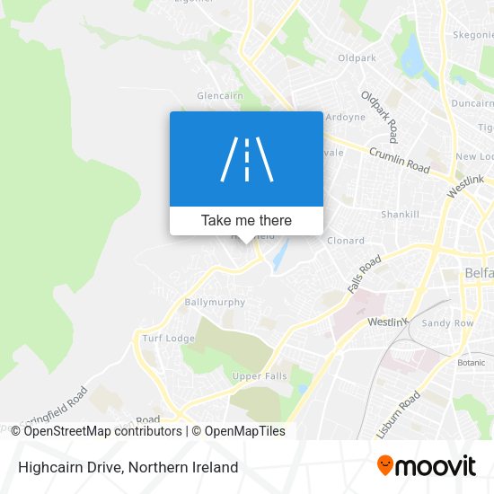 Highcairn Drive map