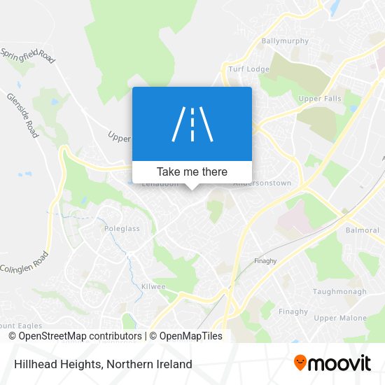 Hillhead Heights map