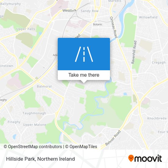 Hillside Park map