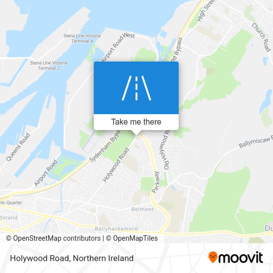 Holywood Road map