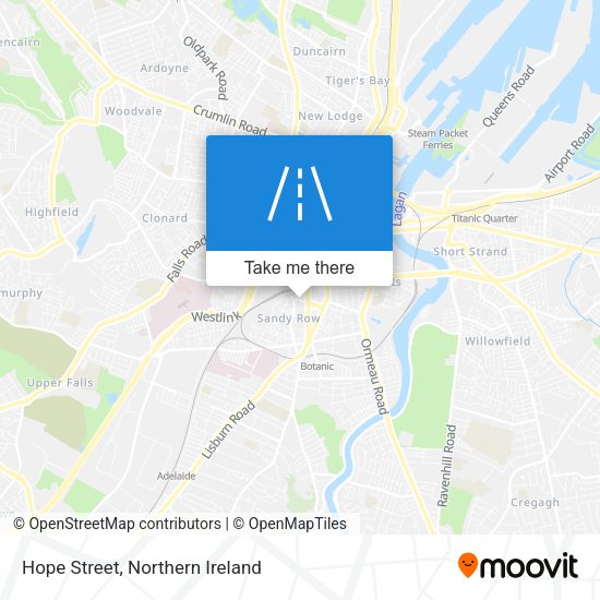 Hope Street map