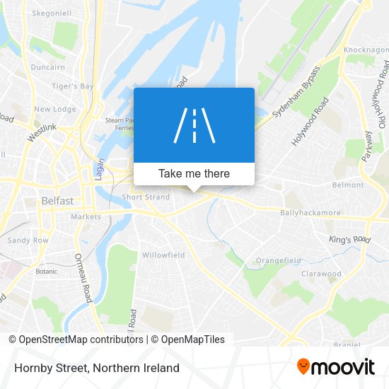 Hornby Street map
