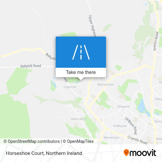 Horseshoe Court map