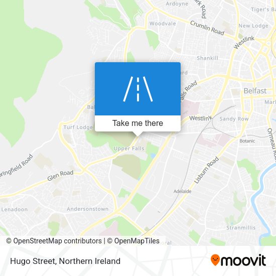 Hugo Street map