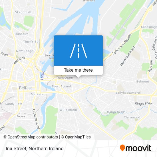 Ina Street map