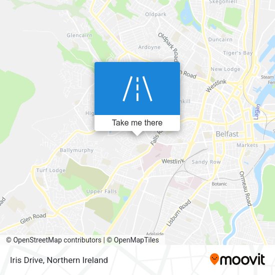 Iris Drive map